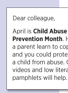 April is Child Abuse Prevention Month