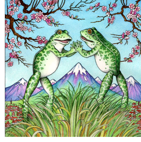 Two Frogs from Japan